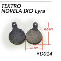 Pastilhas de freio de ciclismo de bicicleta para TEKTRO NOVELA IOX Lyra Merida Duke 500/600 Pasta de freio hidráulico semi-metálica de bicicleta de montanha